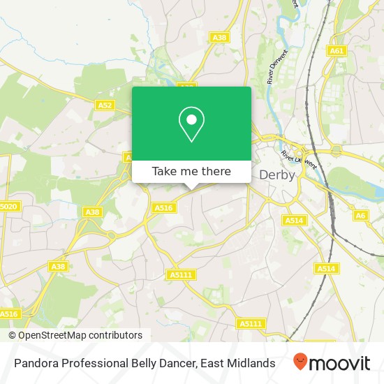 Pandora Professional Belly Dancer map