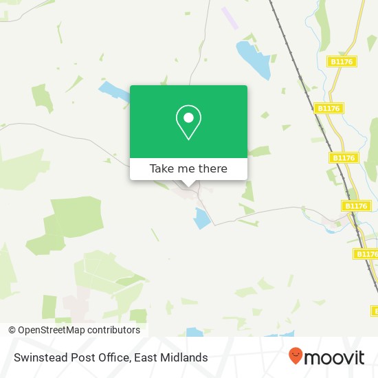 Swinstead Post Office map