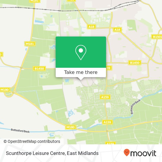 Scunthorpe Leisure Centre map