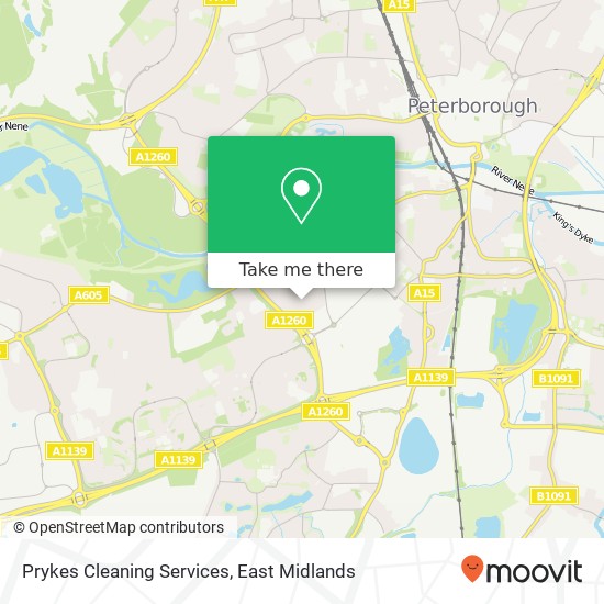 Prykes Cleaning Services map