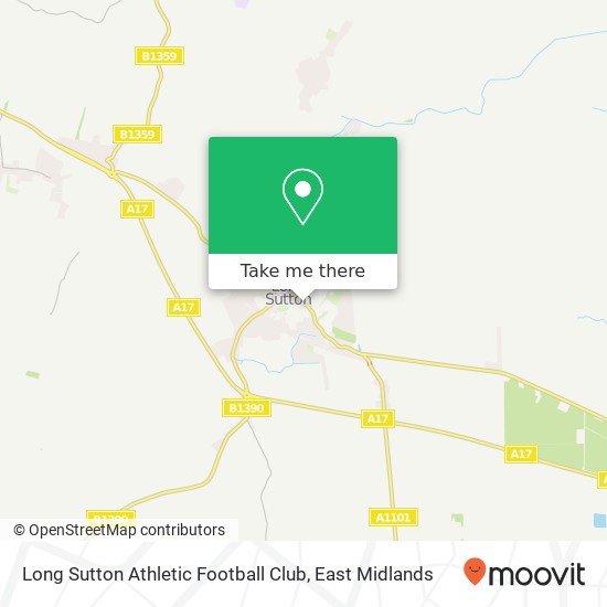 Long Sutton Athletic Football Club map