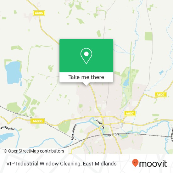 VIP Industrial Window Cleaning map