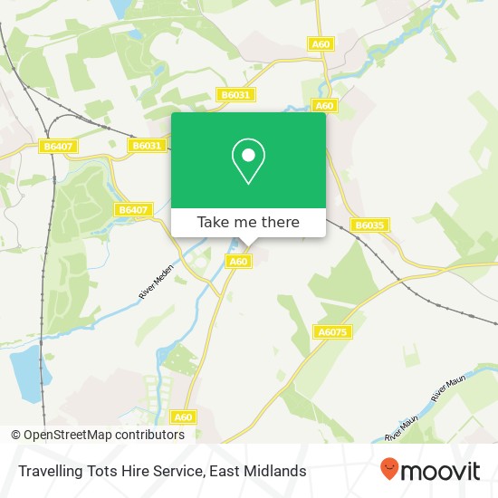 Travelling Tots Hire Service map