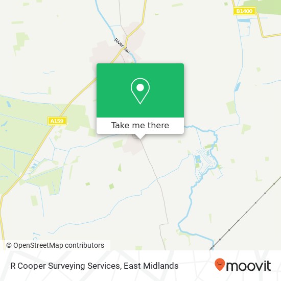 R Cooper Surveying Services map