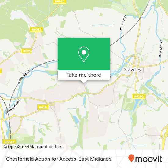Chesterfield Action for Access map