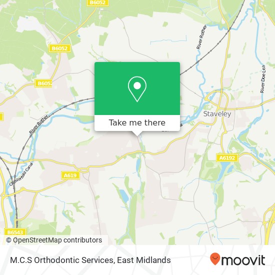 M.C.S Orthodontic Services map