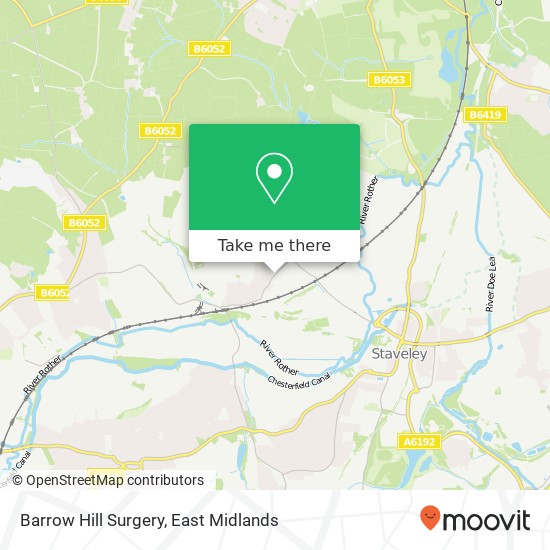 Barrow Hill Surgery map
