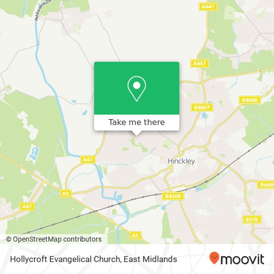 Hollycroft Evangelical Church map