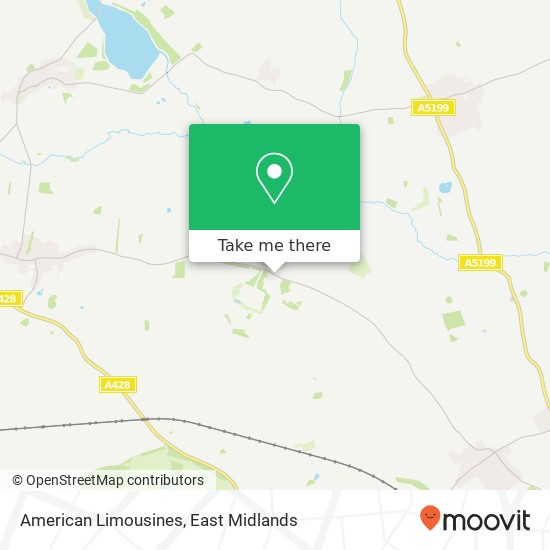 American Limousines map