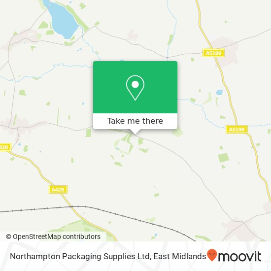 Northampton Packaging Supplies Ltd map