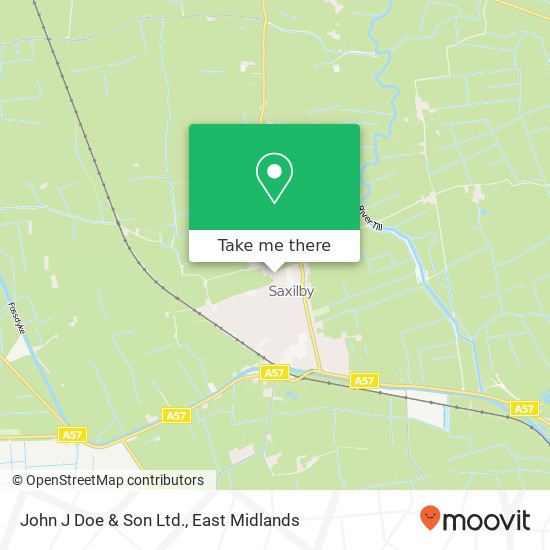 John J Doe & Son Ltd. map