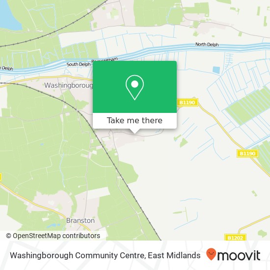 Washingborough Community Centre map