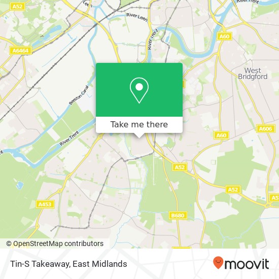 Tin-S Takeaway map