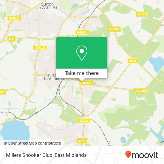 Millers Snooker Club map