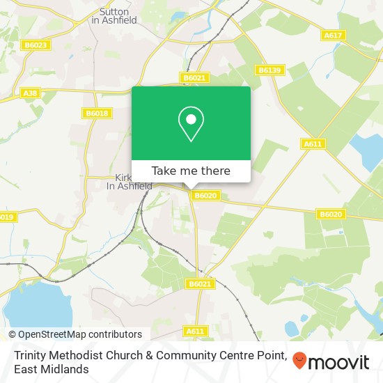 Trinity Methodist Church & Community Centre Point map