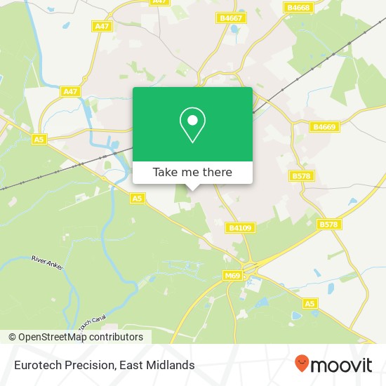 Eurotech Precision map
