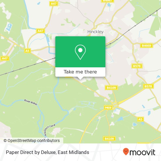 Paper Direct by Deluxe map