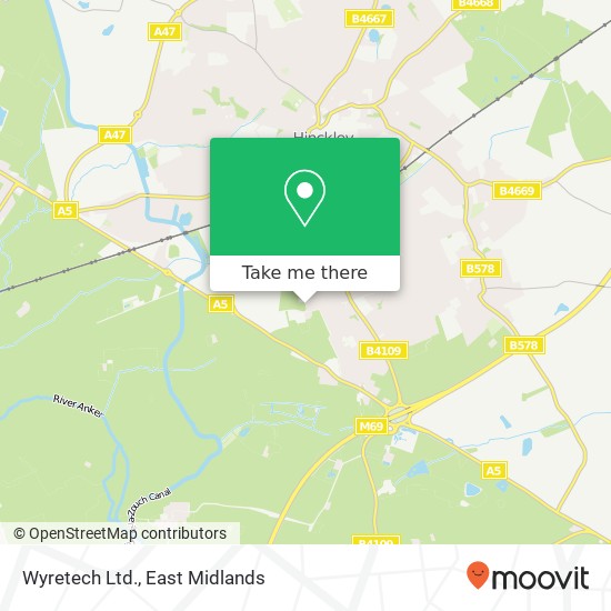 Wyretech Ltd. map
