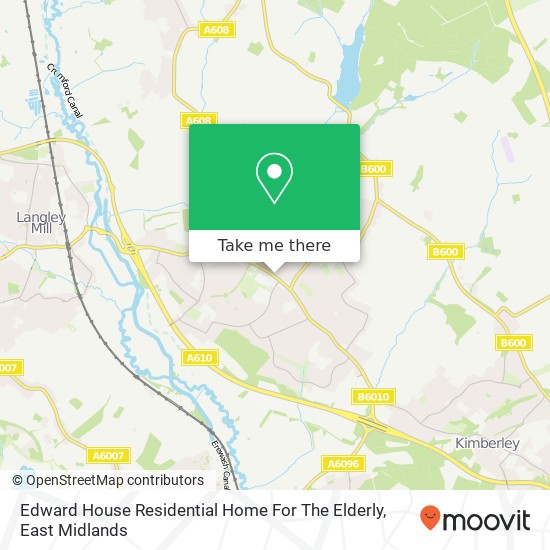 Edward House Residential Home For The Elderly map