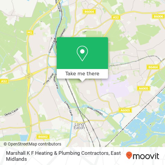 Marshall K F Heating & Plumbing Contractors map