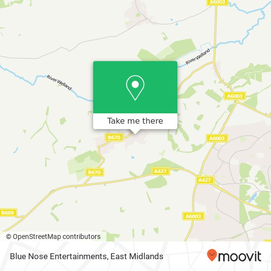 Blue Nose Entertainments map