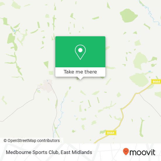 Medbourne Sports Club map