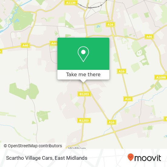 Scartho Village Cars map
