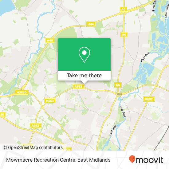 Mowmacre Recreation Centre map