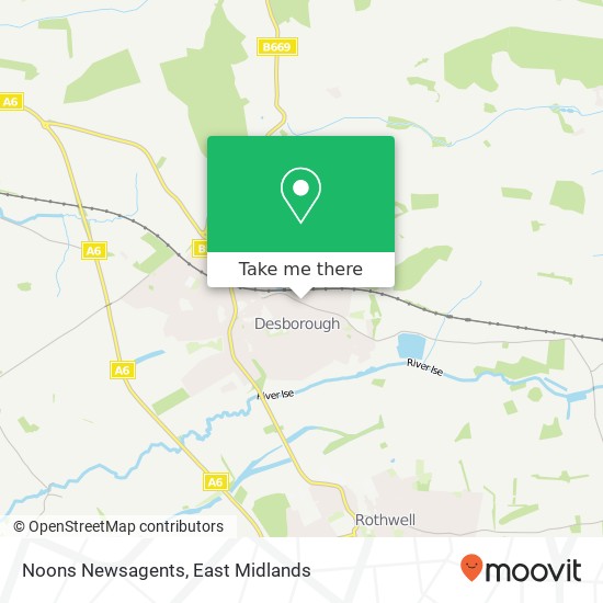 Noons Newsagents map