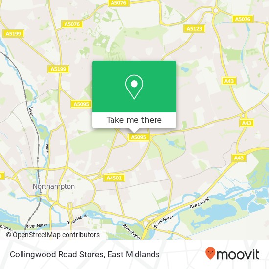 Collingwood Road Stores map