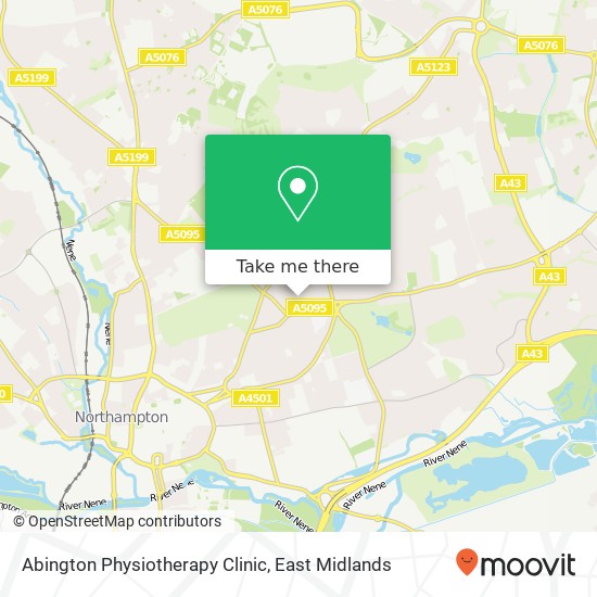 Abington Physiotherapy Clinic map