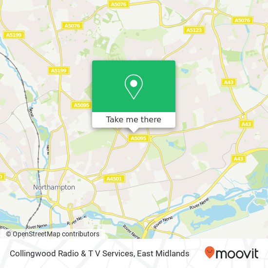 Collingwood Radio & T V Services map