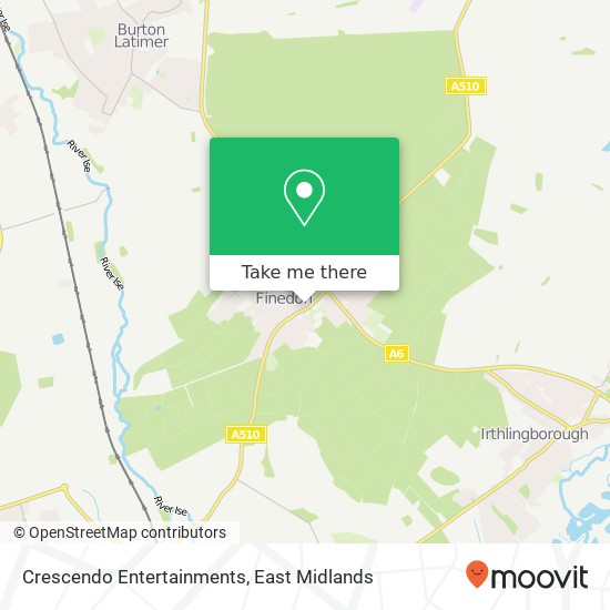 Crescendo Entertainments map
