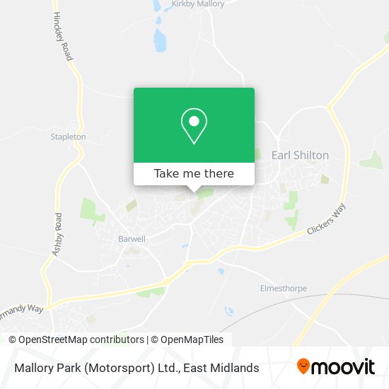 Mallory Park (Motorsport) Ltd. map