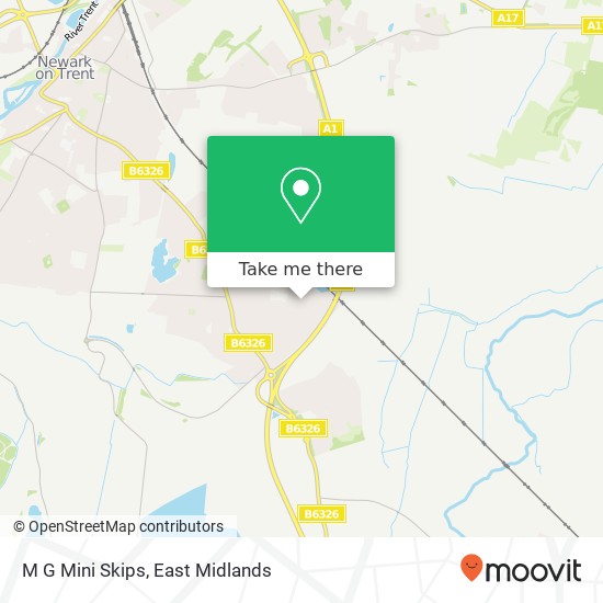 M G Mini Skips map