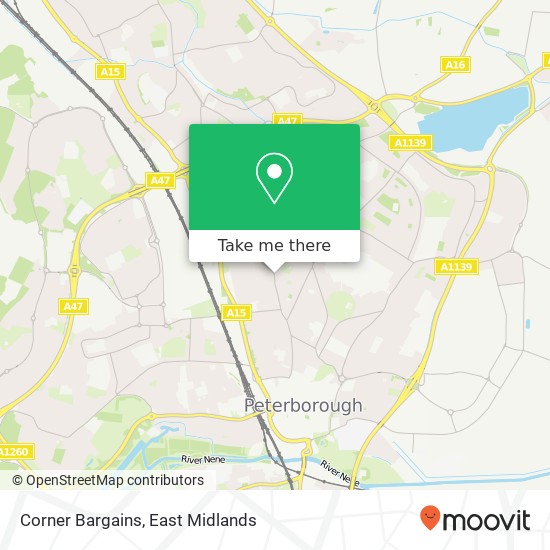 Corner Bargains map