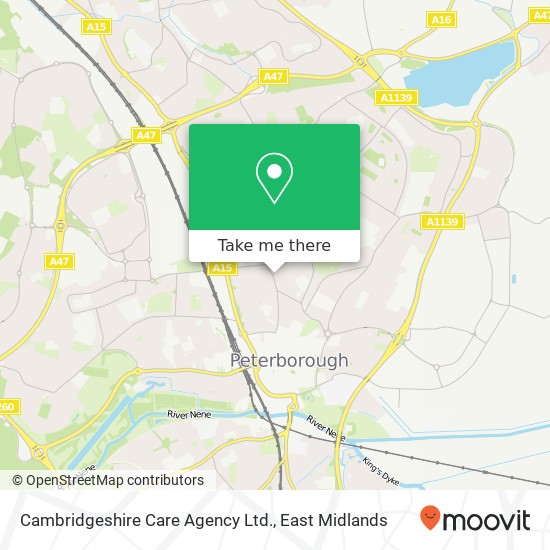 Cambridgeshire Care Agency Ltd. map