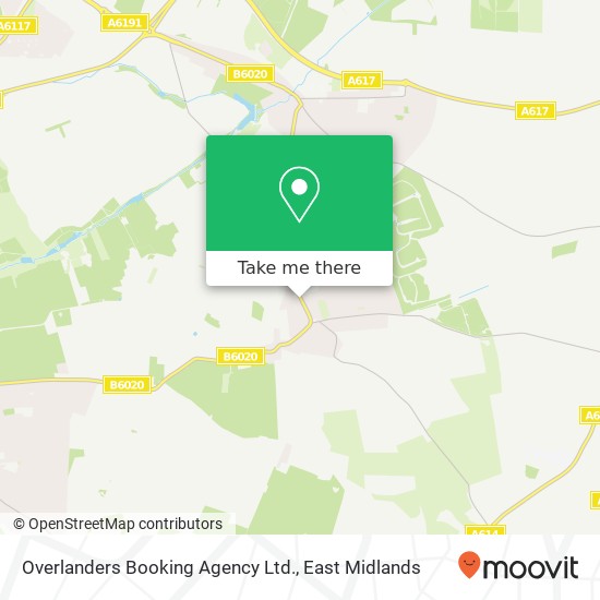 Overlanders Booking Agency Ltd. map