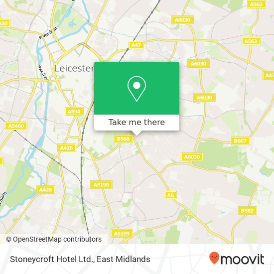 Stoneycroft Hotel Ltd. map