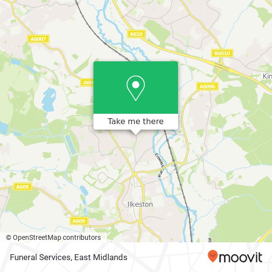 Funeral Services map
