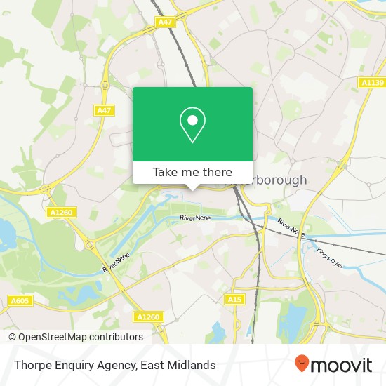 Thorpe Enquiry Agency map