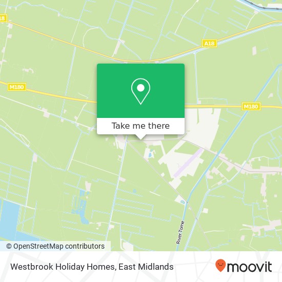 Westbrook Holiday Homes map