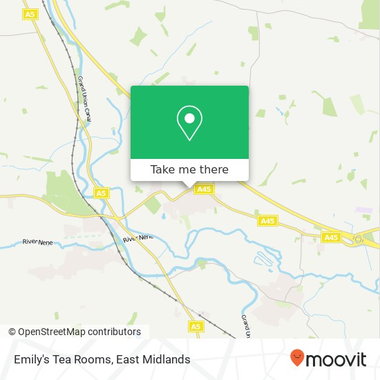 Emily's Tea Rooms map