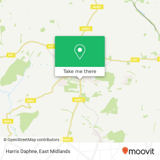 Harris Daphne map
