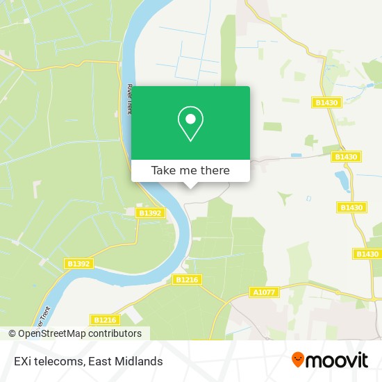 EXi telecoms map