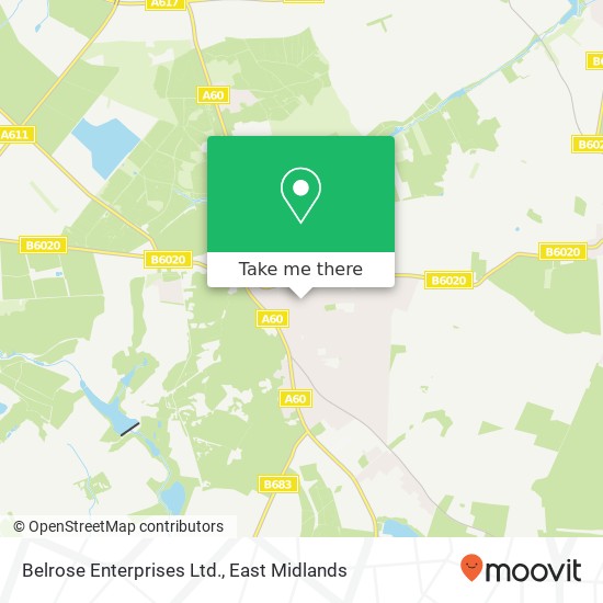 Belrose Enterprises Ltd. map