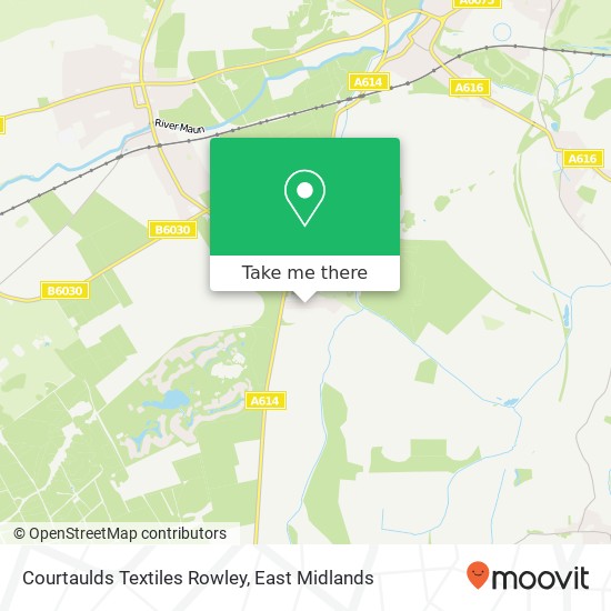 Courtaulds Textiles Rowley map