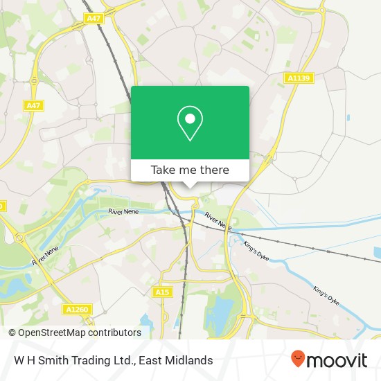 W H Smith Trading Ltd. map