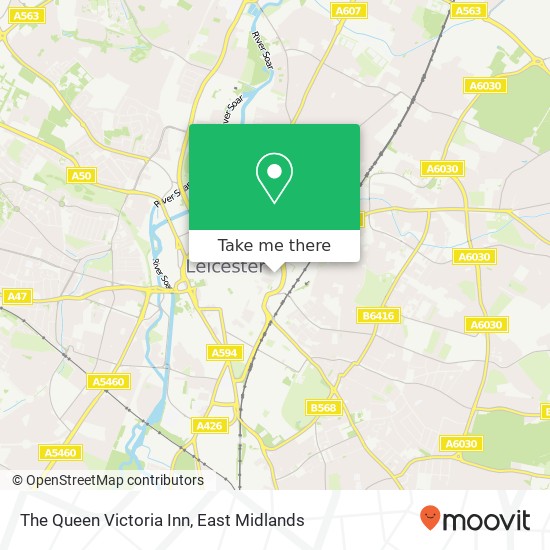 The Queen Victoria Inn map