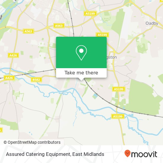 Assured Catering Equipment map